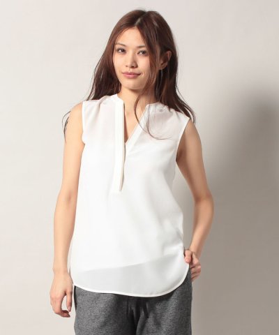 contrast@tipping@slvess@blouse