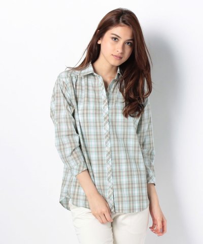 クリアチェックシャツ