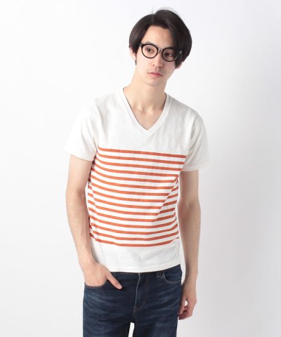 パネルボーダーＶネックＴEE