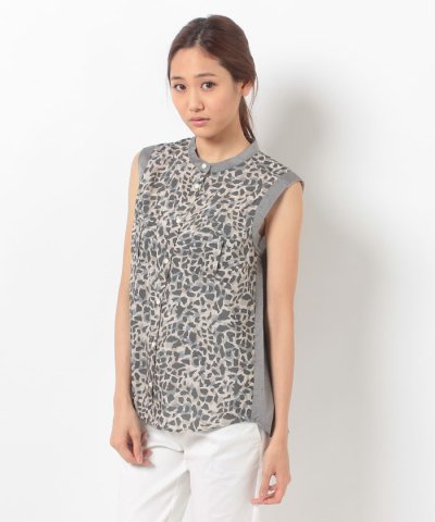 ヒョウ柄ノースリSH