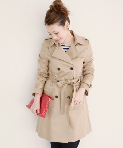 リボントレンチコート