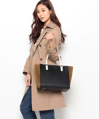 【GIANNI　NOTARO　CAROL　J.】バイカラートートバッグ