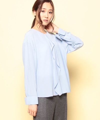 s.　suede　dechine　pullover　blouse