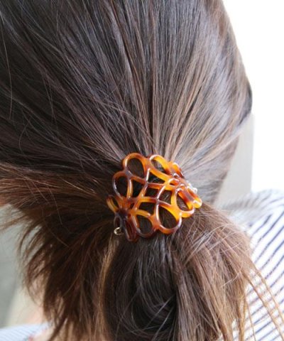 透かしべっ甲ヘアゴム