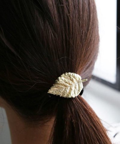 葉っぱヘアゴム