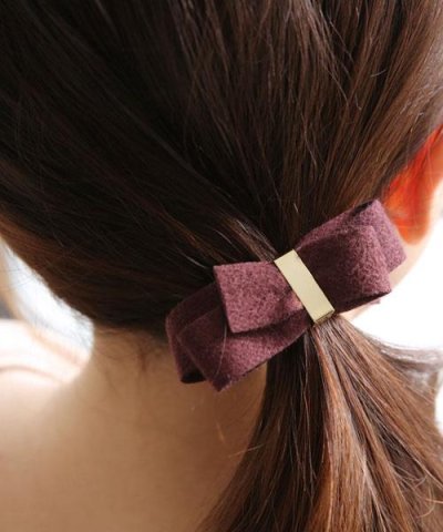 フランネルリボンヘアゴム