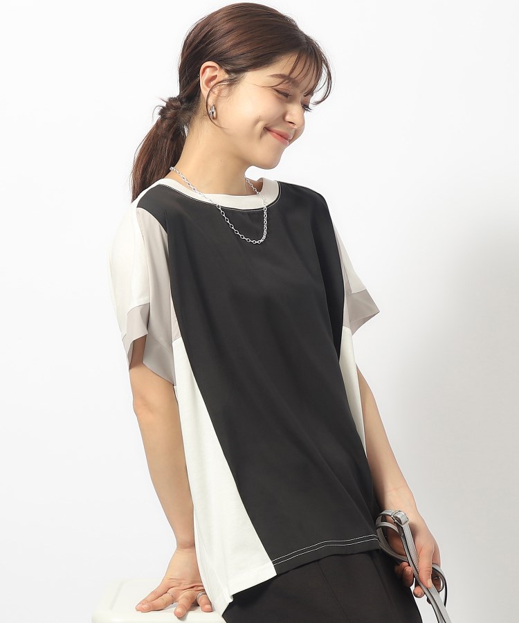カラー使いが目を惹く 配色切り替えドルマントップス シューラルー キューティーブロンド SHOOLARUE Cutie Blonde MAGASEEK