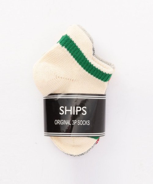 SHIPS KIDS(シップスキッズ)/SHIPS　KIDS:ネップ　アンクル　3Pソックス/img04