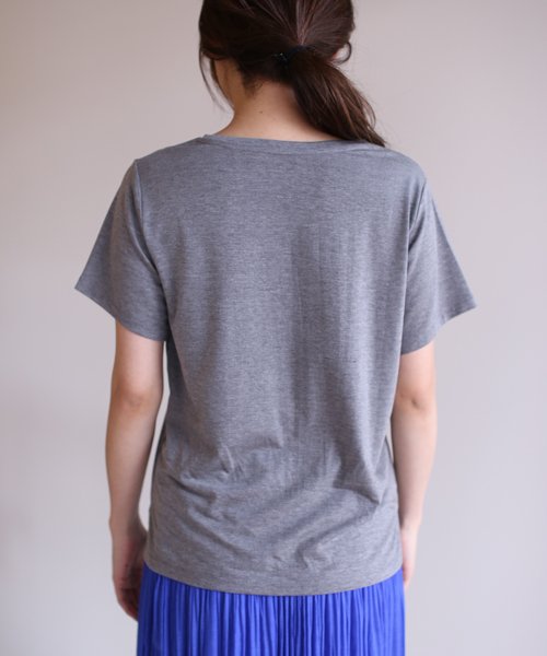 Bou Jeloud(ブージュルード)/ラメ刺繍ロゴTシャツ/img02