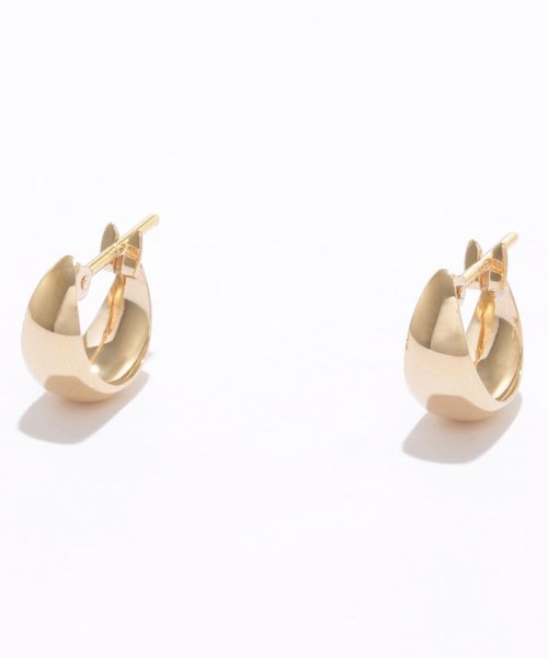 ふっくらミニフープピアス(YG) 