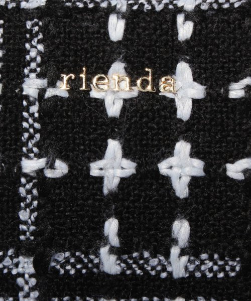 rienda(BAG)(リエンダ（バッグ）)/【rienda】ツイードボストンバッグ/img06