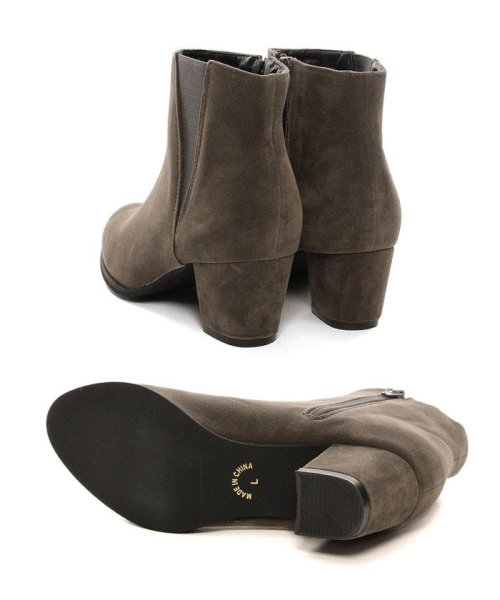 ローヒールvカットサイドゴアブーツ 002146889 リエディ Re Edit