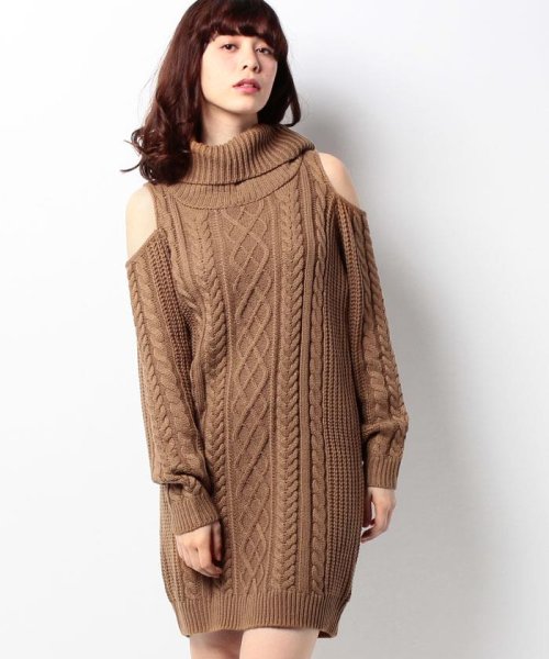 セール ケーブル肩あきknit ワンピース イング Ingni Magaseek セール ケーブル肩あきknit ワンピース イング Ingni Magaseek