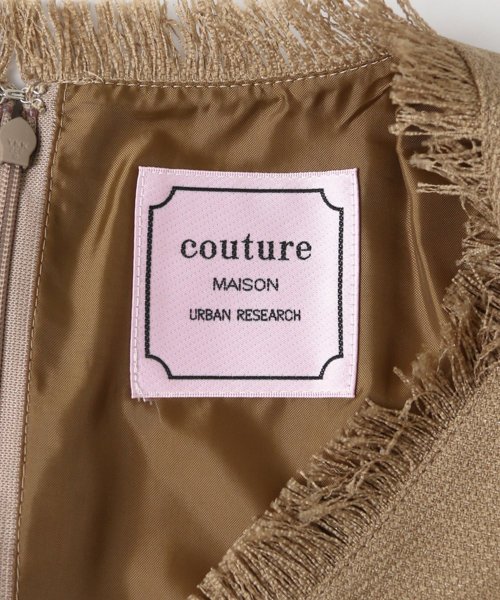 URBAN RESEARCH(アーバンリサーチ)/COUTURE MAISON　フィルムツイル フリンジ使いフレアドレス/img05