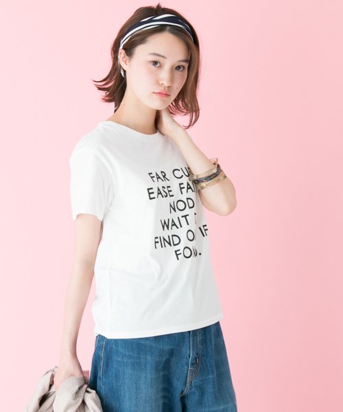 URBAN RESEARCH(アーバンリサーチ)/【TVドラマ着用】厚盛り顔料プリントロゴTシャツ/img05