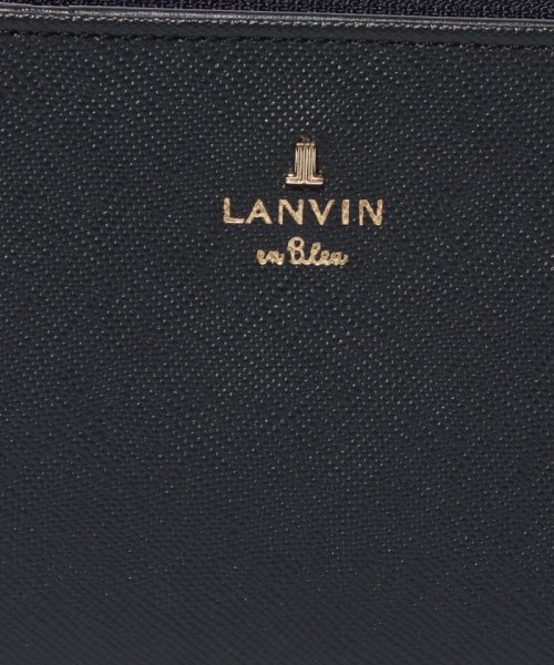 LANVIN en Bleu(BAG)(ランバンオンブルー（バッグ）)/リュクサンブール　2つ折り財布　Lファスナー/img09