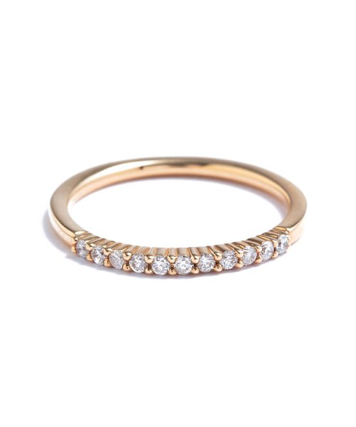 K10イエローゴールドダイヤモンドリング 