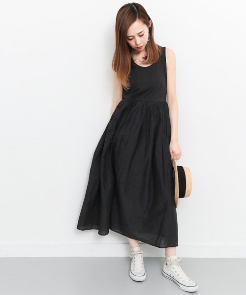 セール ギャザータンクマキシワンピース ケービーエフ Kbf Magaseek