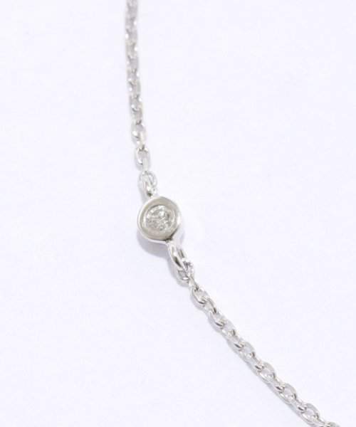 K10ホワイトゴールドブレスレット 