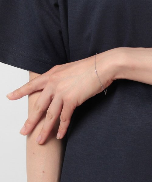 K10ホワイトゴールドブレスレット 