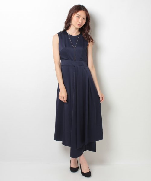 結婚式 お呼ばれ対応 サテンロングドレス フォルムフォルマ Form Forma Magaseek