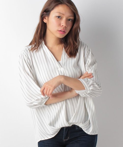 INGNI(イング)/7分袖裾タックトロミスキッパー/シャツ/img18