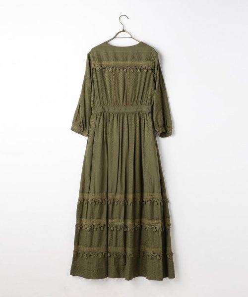 NOLLEY’S(ノーリーズ)/S 【Sea New York/シー ニューヨーク】 Button Down Tassel Dress (RS16－118)/img01