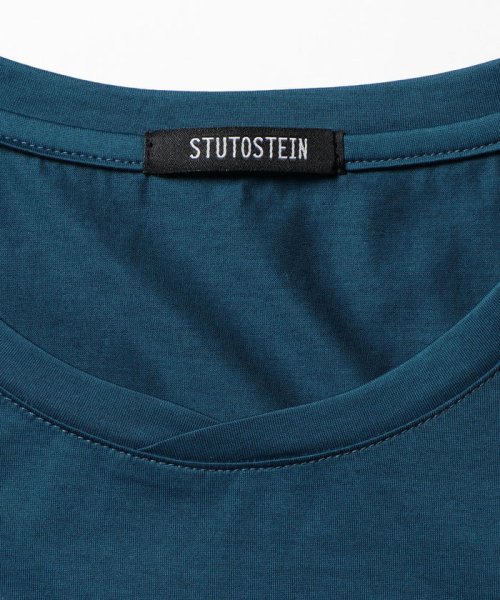Stutostein(シュテットシュタイン)/変形シルケットクルーネックプルオーバー/img03