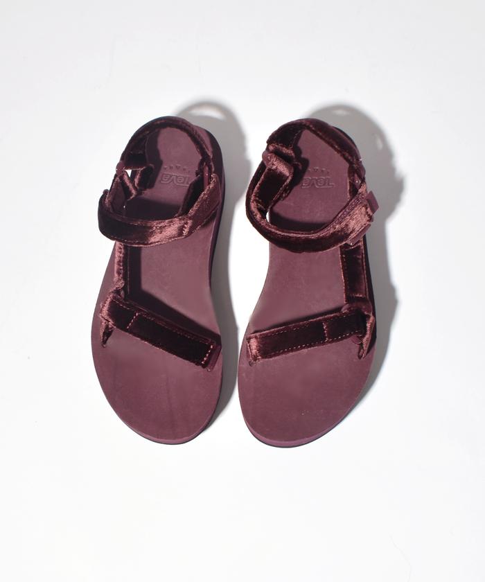 (SHIPS for women) (レディース) TEVA:FLATFORM VELVET◆/ 《予約》 シップス UNIVERSAL
