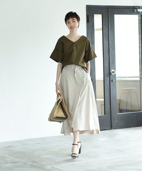 marjour(マージュール)/OVER COTTON BLOUSE/img01