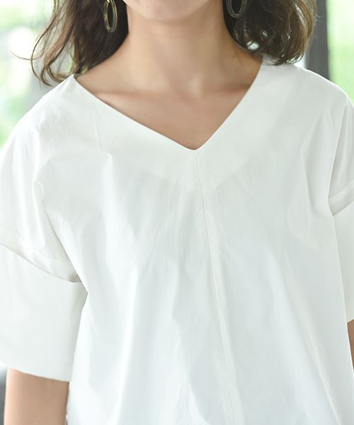 marjour(マージュール)/OVER COTTON BLOUSE/img10