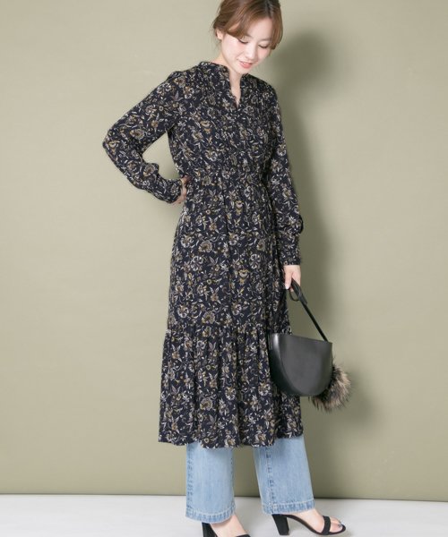 ヴィンテージフラワープリントワンピース アーバンリサーチ Urban Research Magaseek