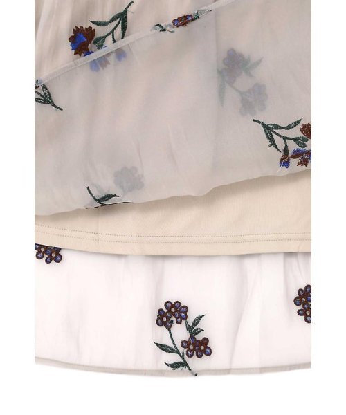 ROSE BUD(ローズバッド)/フラワー刺繍スカート/img08