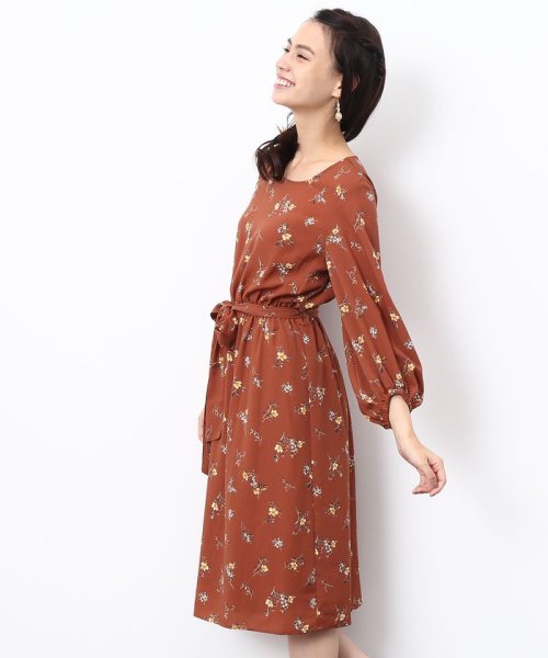 セール 花柄ミモレ丈ワンピース ロペピクニック Rope Picnic Magaseek