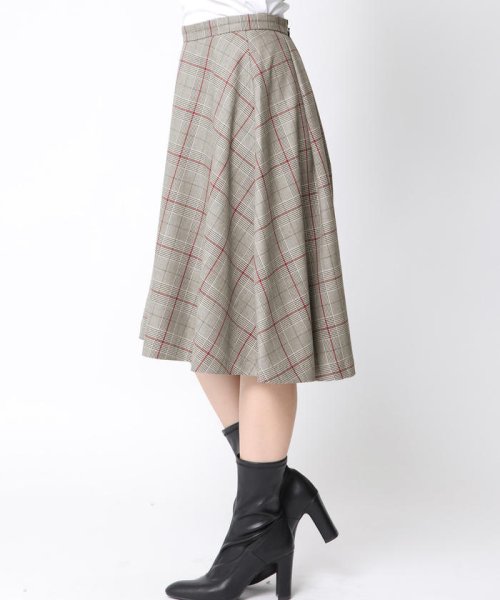 QUEENS COURT(クイーンズコート)/【レセプション限定】CHECK ME SKIRT/img02