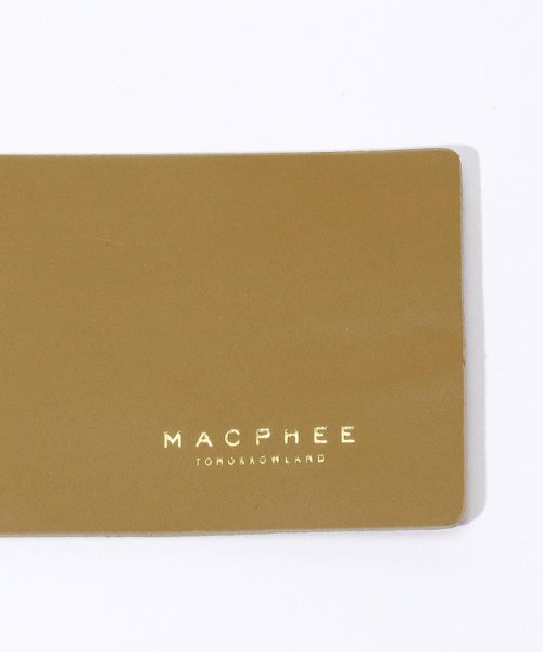 MACPHEE(MACPHEE)/ヌバック スタッズツイステッドベルト/img04