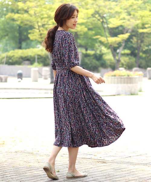 セール フルーレットプリント2wayカシュワンピース ブージュルード Bou Jeloud Magaseek セール フルーレットプリント2wayカシュワンピース ブージュルード Bou Jeloud Magaseek