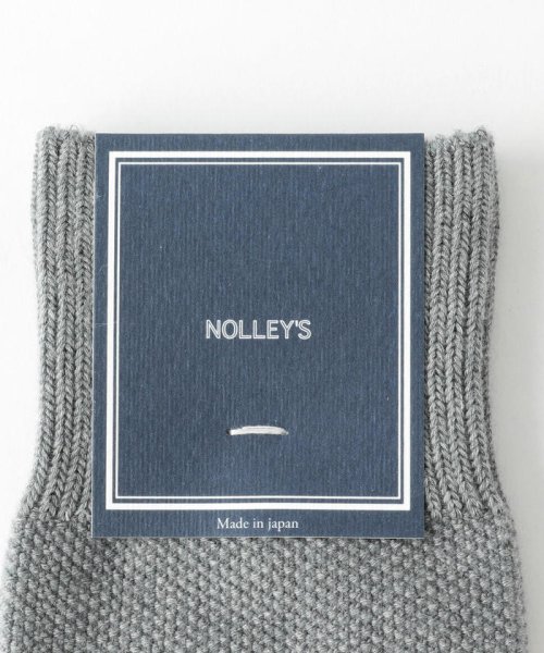 NOLLEY’S goodman(ノーリーズグッドマン)/クジラ鹿の子ソックス/img01