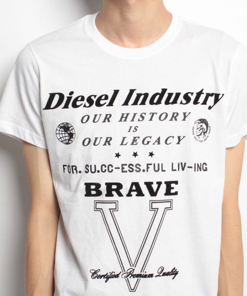 DIESEL(ディーゼル)/DIESEL(アパレル)　00SQRS　0091B　100　T‐SHIRTS/img03