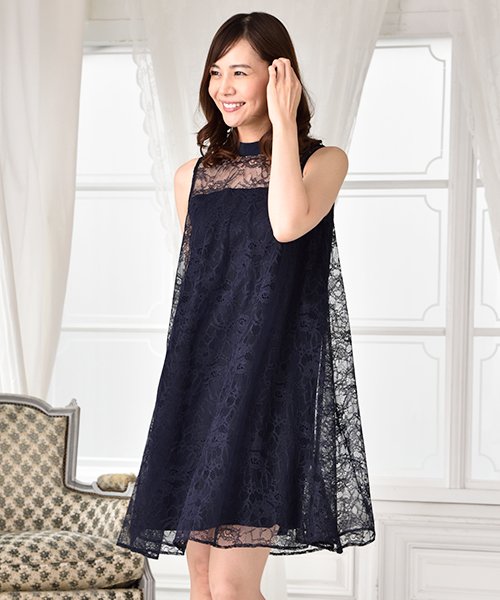 セール 結婚式 お呼ばれ対応 Aラインフラワーレースワンピース フォルムフォルマ Form Forma Magaseek