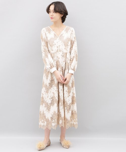 レースマキシワンピース アダム エ ロペ Adam Et Rope Magaseek