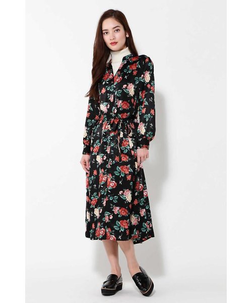 セール 70 Off ローズプリントワンピース ローズバッド Rose Bud Magaseek