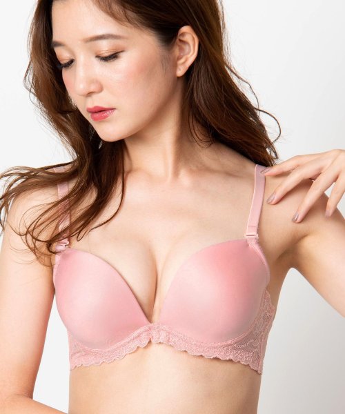 fran de lingerie(フランデランジェリー)/Nudy PushUP －smooth－ ヌーディープッシュアップスムース ブラ＆ショーツセット B65－G75カップ/img13