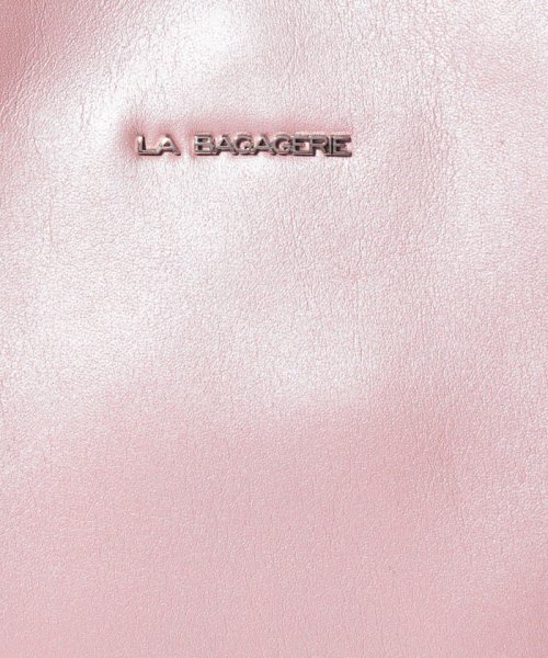 LA BAGAGERIE(ラ　バガジェリー)/スワロフスキー付き　レザー　スクエアトートバッグ/img06