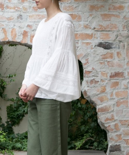 URBAN RESEARCH(アーバンリサーチ)/ne Quittez pas　LACE/VOIL V NECK TOP/img05