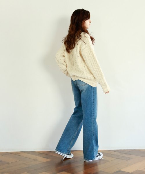 marjour(マージュール)/BASIC　WIDE　DENIM/img05