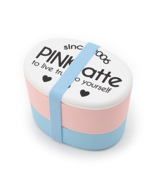 PINK-latte(ピンク　ラテ)/小判型ランチボックス/img01