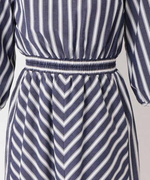 Kfc Tavii ストライプ キリカエ ワンピース グリーンレーベルリラクシング Green Label Relaxing Magaseek