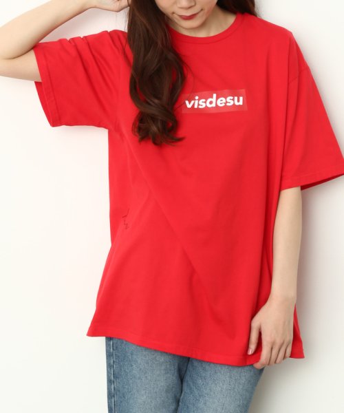 VIS(ビス)/【ViS×高橋愛】visdesuロゴTシャツ/img20