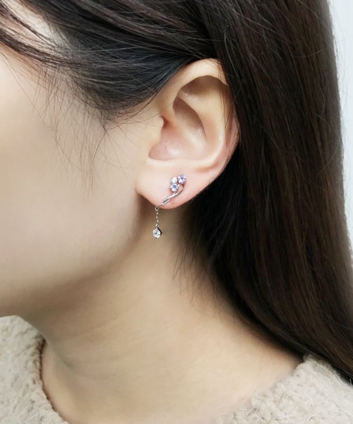 正規店安い】 ピアス Vermeer Studio クオーツフープピアス ZOZOTOWN